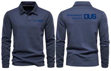 AIR DUS AIRPORT LONG SLEEVE POLO